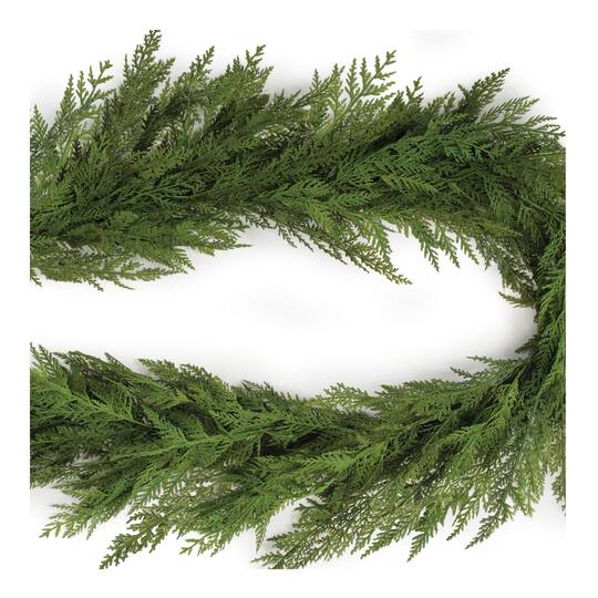 Melrose 6ft. Green Fresh Touch Cedar Garland